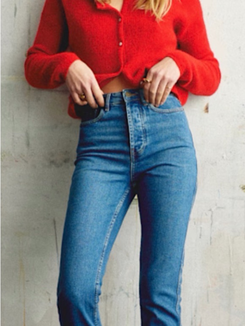 Sezane Brut Sexy- bleach wash